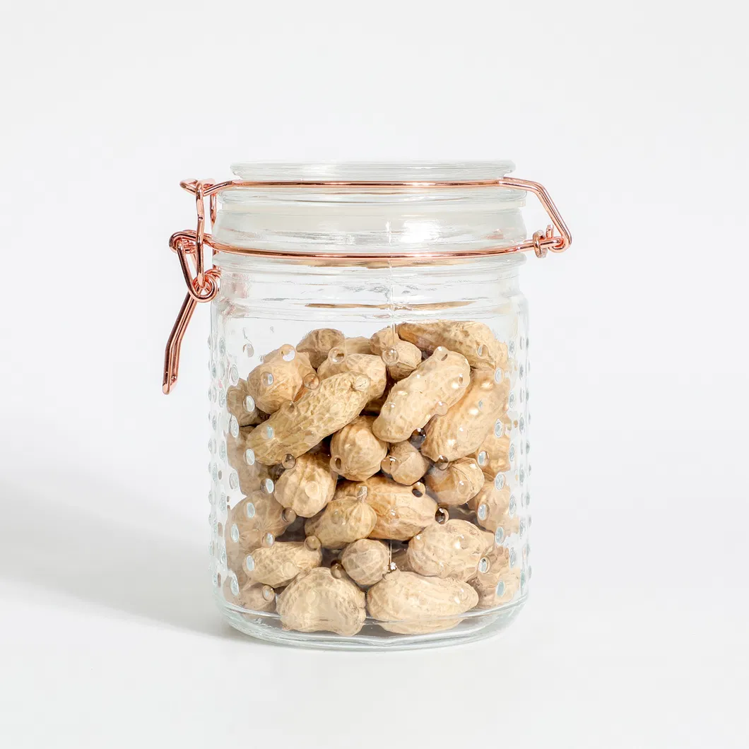 Glass Jars, Kitchen Canisters with Airtight Lids, Wide Mouth Jar Food Storage Container Set for Preserving, Canning