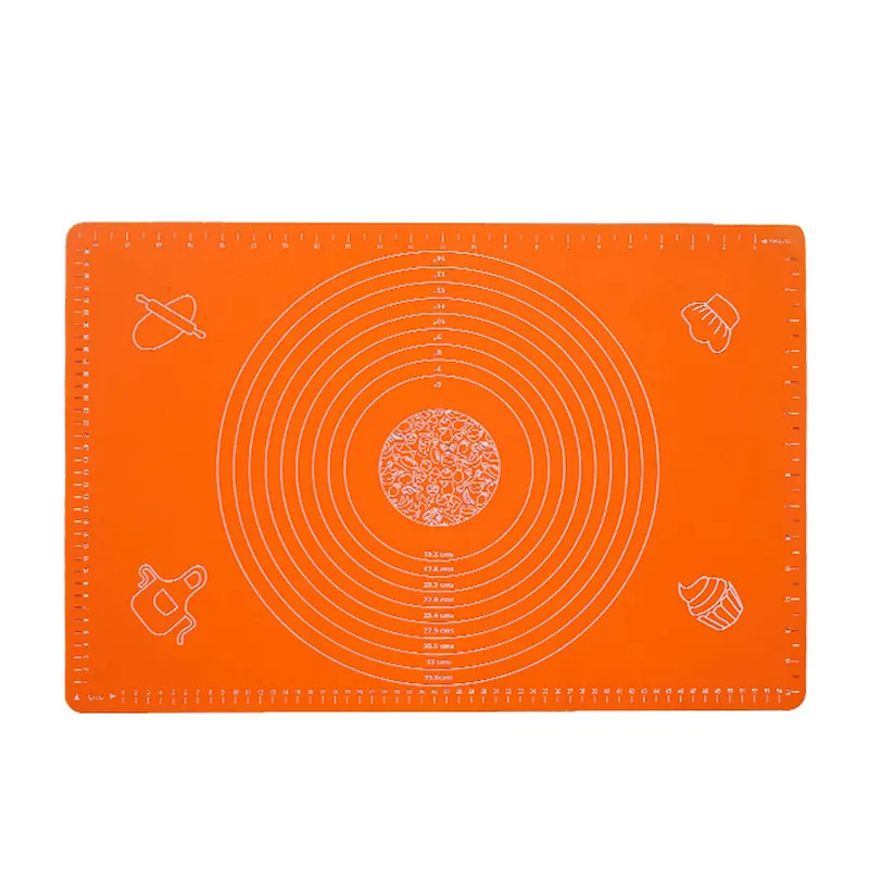 Heat Resistant Kitchen Table Mat Silicone Rubber Nonstick Baking Pastry Mat