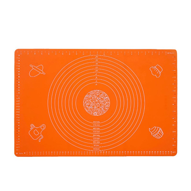 Heat Resistant Kitchen Table Mat Silicone Rubber Nonstick Baking Pastry Mat