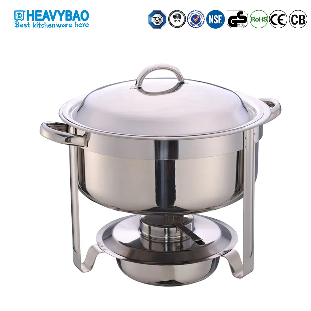 Heavybao 7.5L Cheap Chafing Dish Round Shape Stainless Steel Soup Strainer