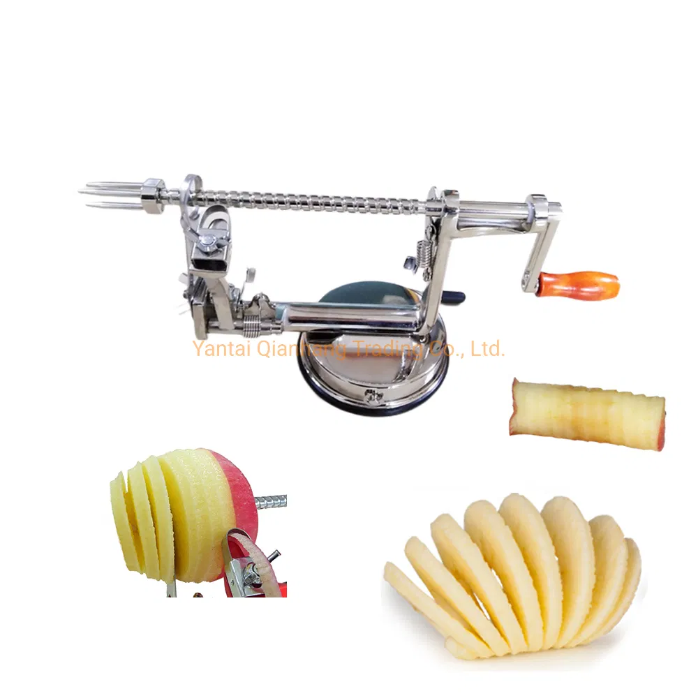 High Grade Chrome Plated Sliver Apple Peeler Corer and Slicer