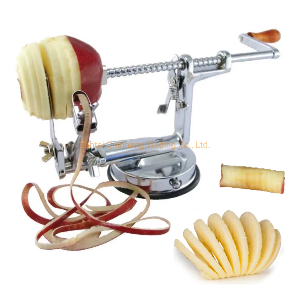 High Grade Chrome Plated Sliver Apple Peeler Corer and Slicer