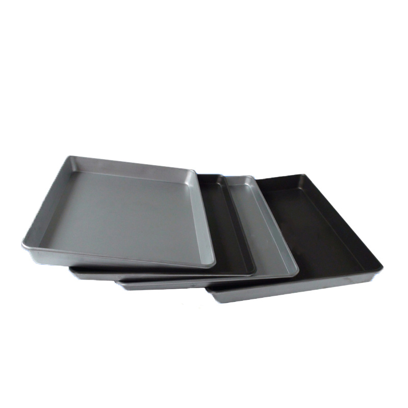 High Quality Commercial Tray Aluminum Baguette Bread Baking Tray Grill Madeleine Cake Baking Tray