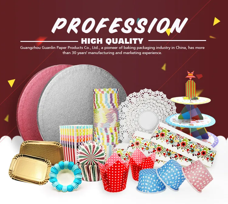 High Quality Factory Price Popular Design Lace Round Shape Solid Black Paper Doilies