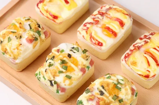 High-Quality Manufacturer Supply Cheesecake Pound Cake Bread Can Be Steamed or Baked Non-Stick Household Baking Tools Silicone Mold 6 with Rectangular Cake Mold