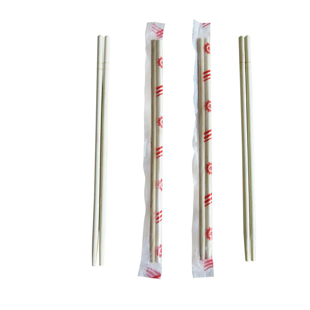 High Quality Mao Bamboo Round Chopsticks with OPP Packing