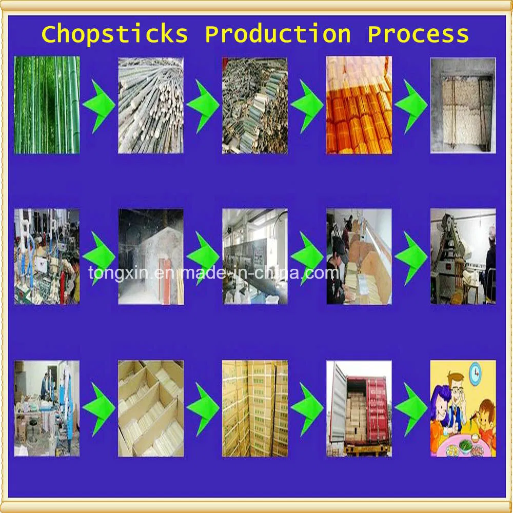 High Quality Mao Bamboo Round Chopsticks with OPP Packing