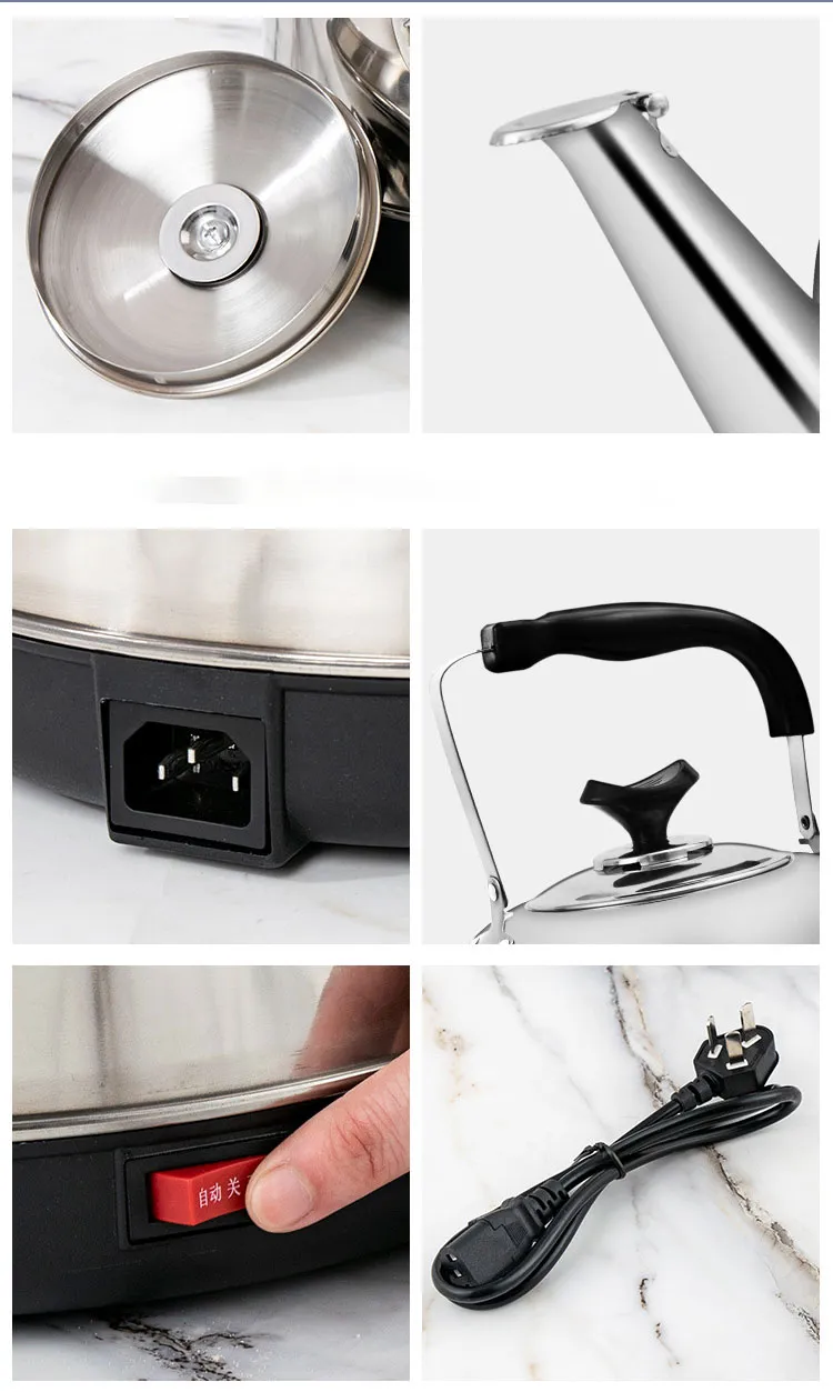 Hot Sale Home Electronics Kitchen Appliances Automatic Electrical Kettle Tea Water Kettle 304 Stainless Steel Hot Water Electric Kettle