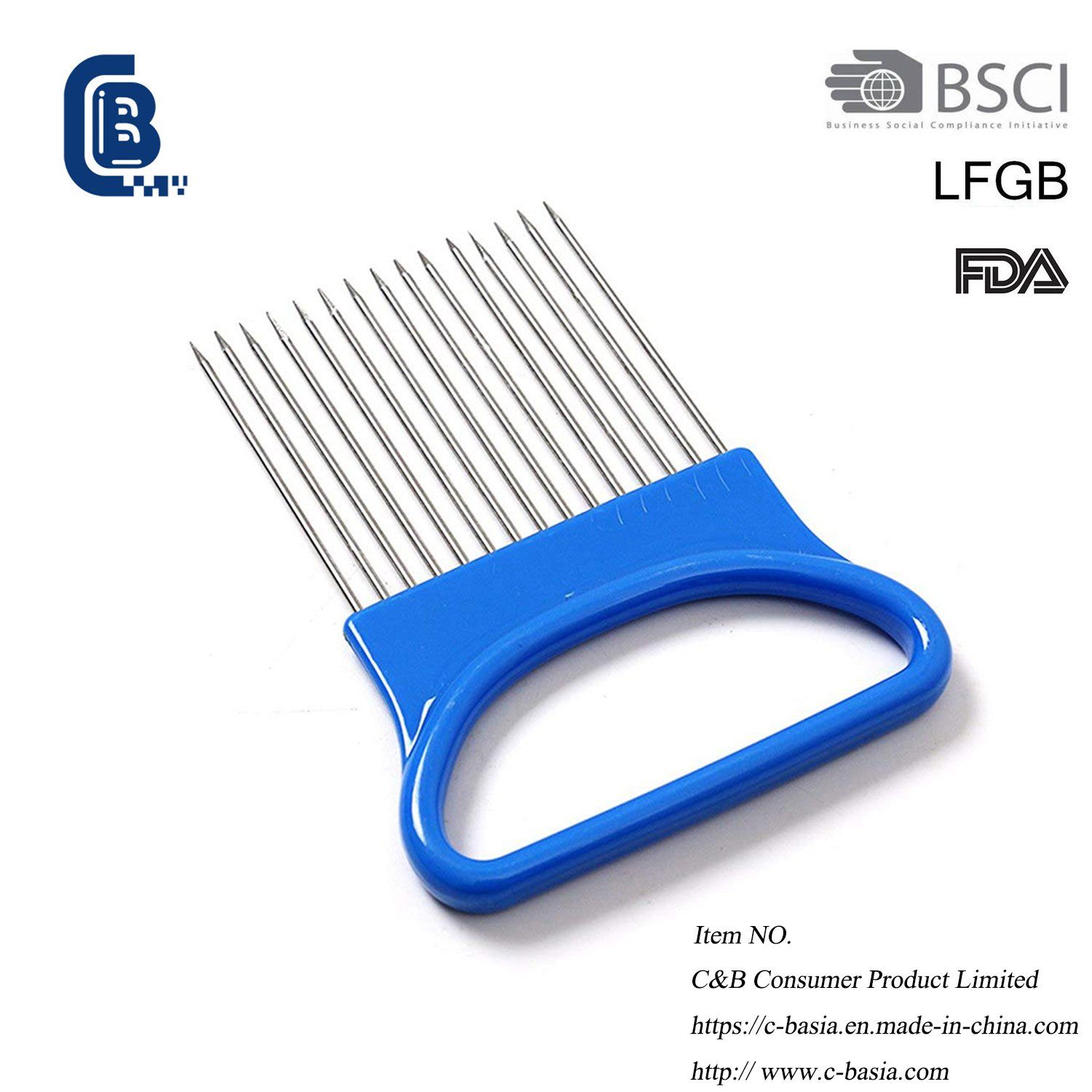 Hot Sell Onion Holder Slicer Cutter Chopper Tools, Vegetables Lemon Potato Holder Cutter, Kitchen Gadgets