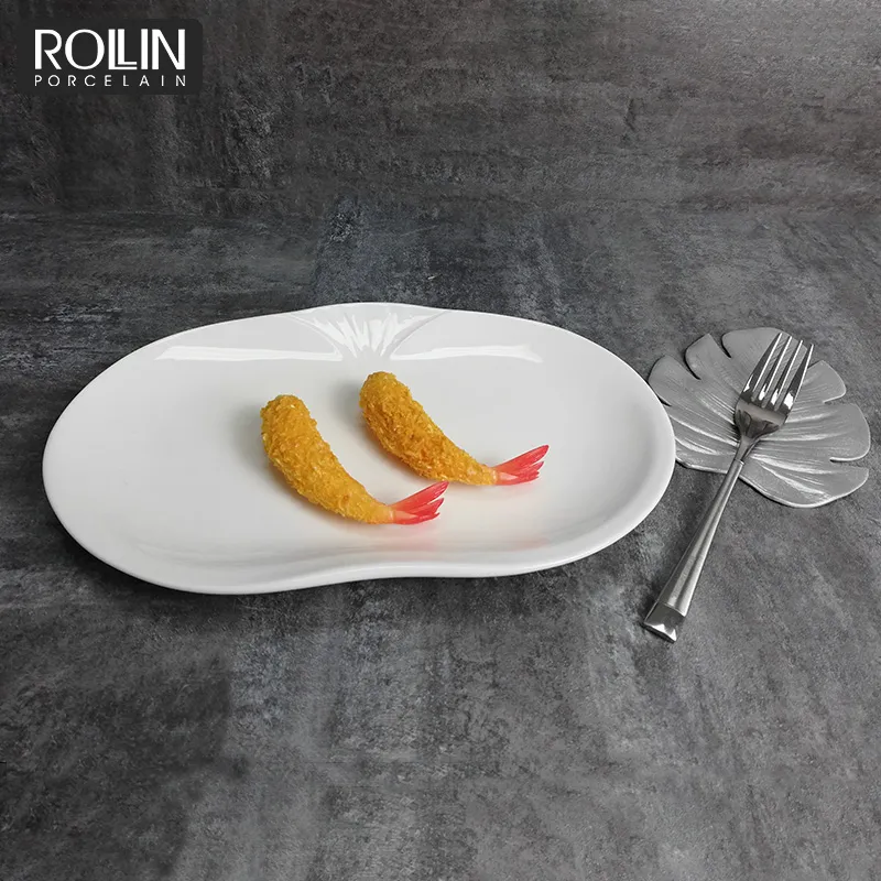 Hot Selling Ceramic Oval Plate Chaozhou Factory Supply