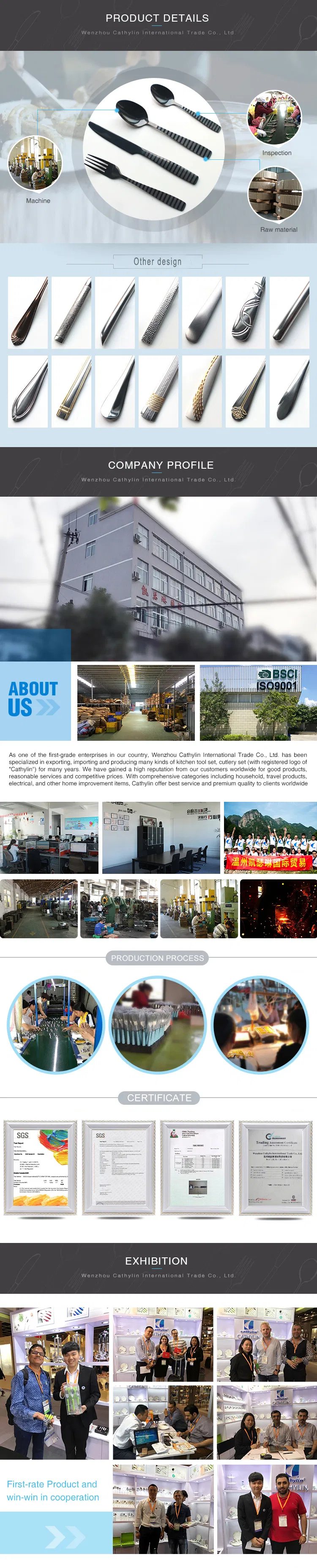 Hotel Silver Flatware Dinner Spoons Forks Knife Stainless Steel Cutlery Set