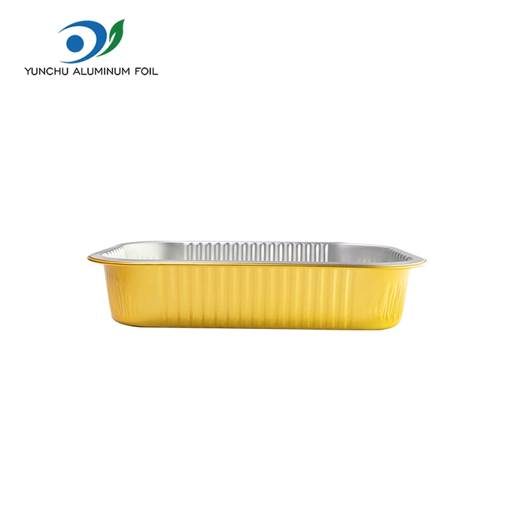 Disposable Rectangular Aluminum Foil Containers