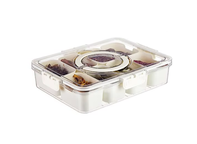 8-grid divided serving tray