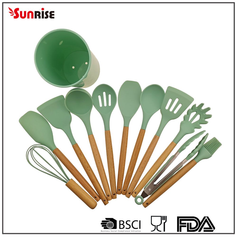 Kitchen Product Kitchen Tools Nylon Slotted Spoon with The Magnetic End (KTN175)
