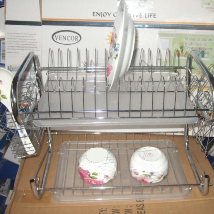 Kitchen Stainless Steel Cabinet Plate Dish Draining Storage Rack Kitchen Stainless Steel Cabinet Plate Dish Draining Storage Rack
