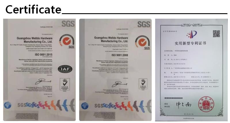 Kitchen Storage 6 Tier Tall Larder Pantry Unit with Soft Close Pull out Basket