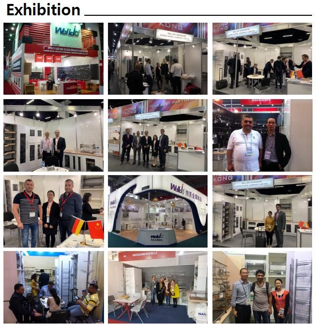 Kitchen Storage 6 Tier Tall Larder Pantry Unit with Soft Close Pull out Basket