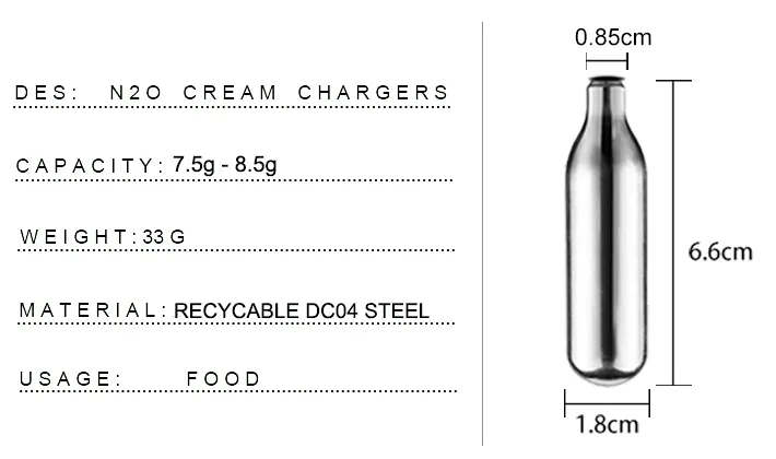 Laughing Gas N2o Cream Whipper