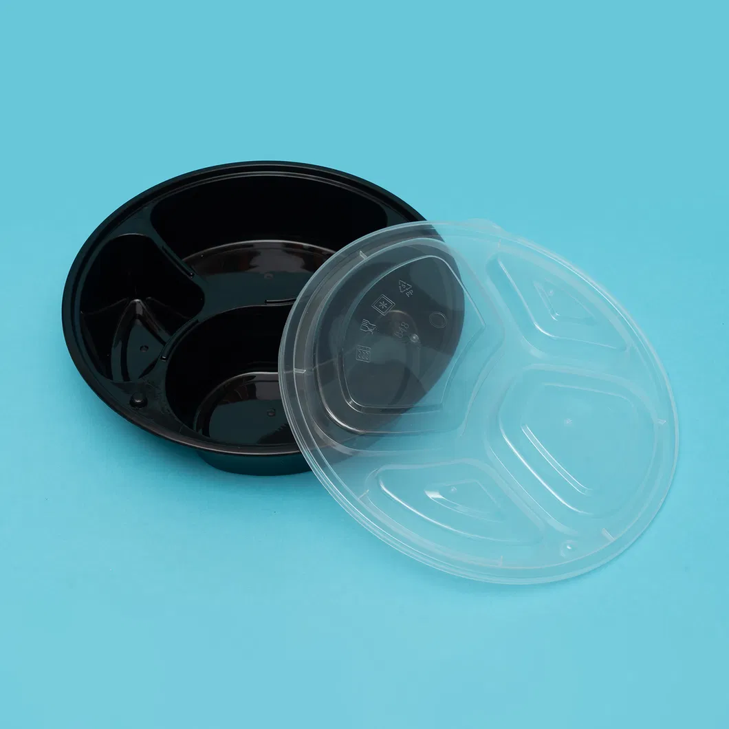 Meal Prep Containers Extra-Thick Food Storage Containers with Lids, Disposable Bento Box Reusable Plastic Bento Lunch Box, BPA Free, Stackable, Microwave Safe