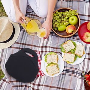 Neoprene Lightweight Insulated Meal Prep Lunch Bag for Work & Picnic