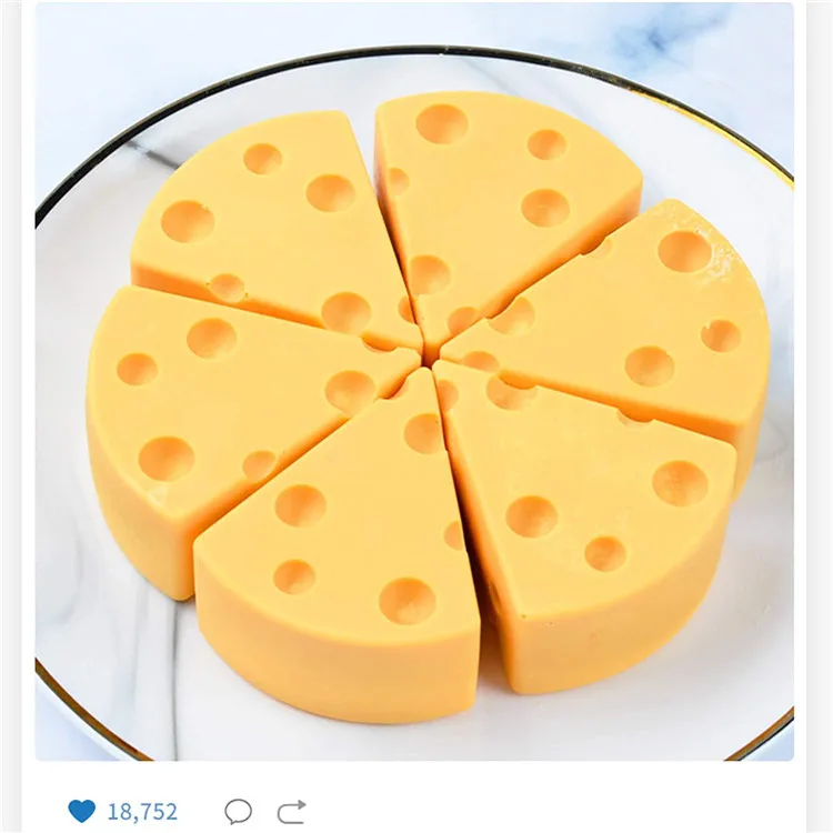 New 3D Silicone Cheese Mousse Cake Baking Mold for Baking Cakes, French Dessert
