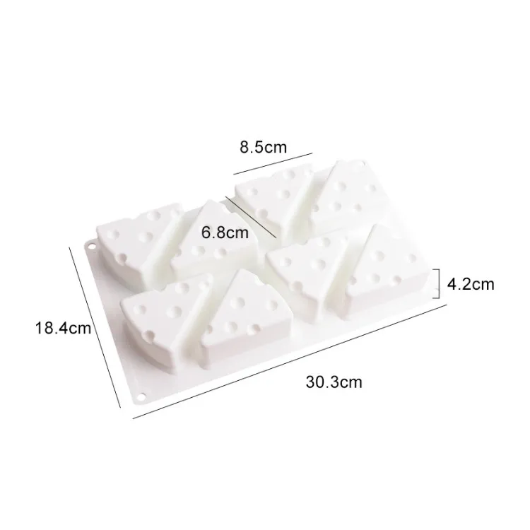 New 3D Silicone Cheese Mousse Cake Baking Mold for Baking Cakes, French Dessert
