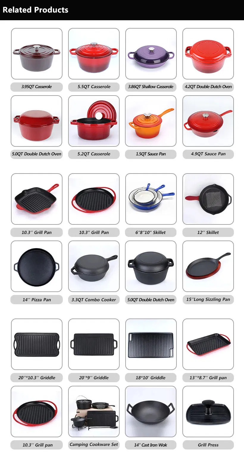 Pre-Seasoned Cast Iron Skillet 12in