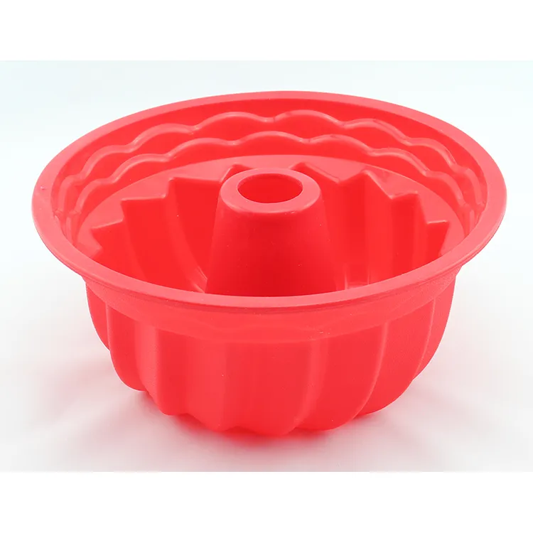 Pumpkin Shape Custom Pop Bakeware Tray Round Silicon Fluted Bundt Cake Mold Silicone Cake Pan