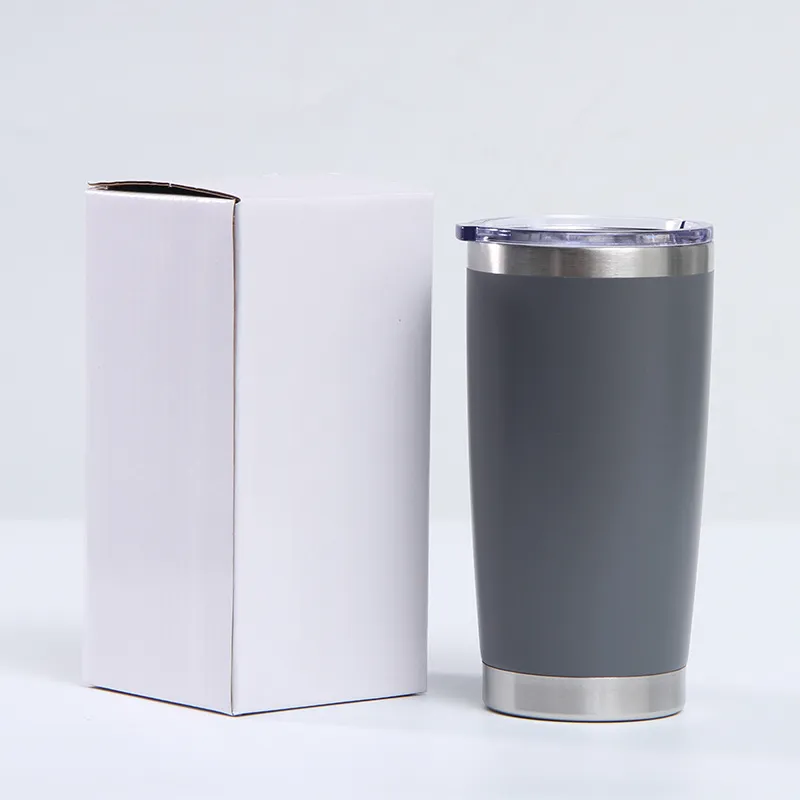 Rambler 20 Oz Tumbler, Stainless Steel, Vacuum Insulated with Lid, to Keep Water Beer