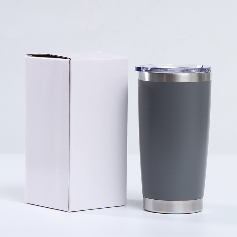 Rambler 20 Oz Tumbler, Stainless Steel, Vacuum Insulated with Lid, to Keep Water Beer