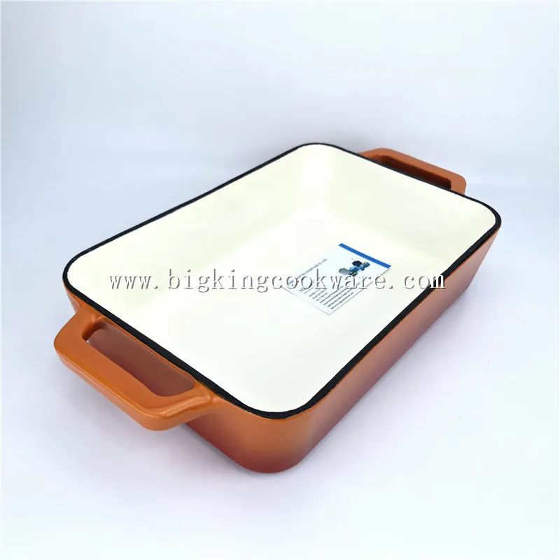 Rectangular Baking Dish for Roasting, Lasagne & Casserole Dishes - Cast Iron