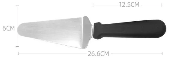 Round Metal Pizza Peel with PP Handle and Pizza Cutter Wheel & Pizza Shovel for Serving Food