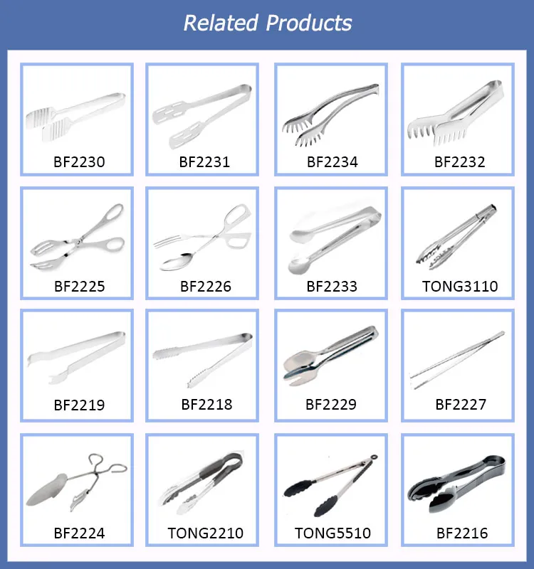 Stainless Steel Catering Sugar Tongs