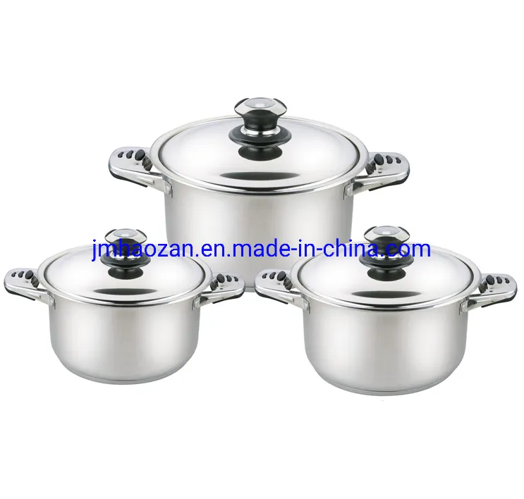 Stainless Steel Cookware Soup Pot with Colander Lid Easy Pouring