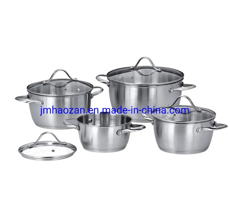 Stainless Steel Cookware Soup Pot with Colander Lid Easy Pouring