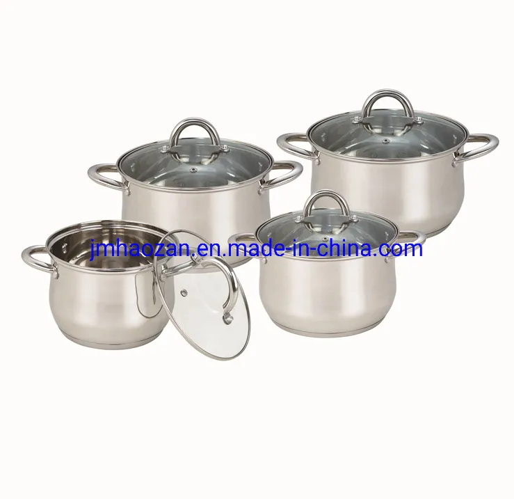 Stainless Steel Cookware Soup Pot with Colander Lid Easy Pouring