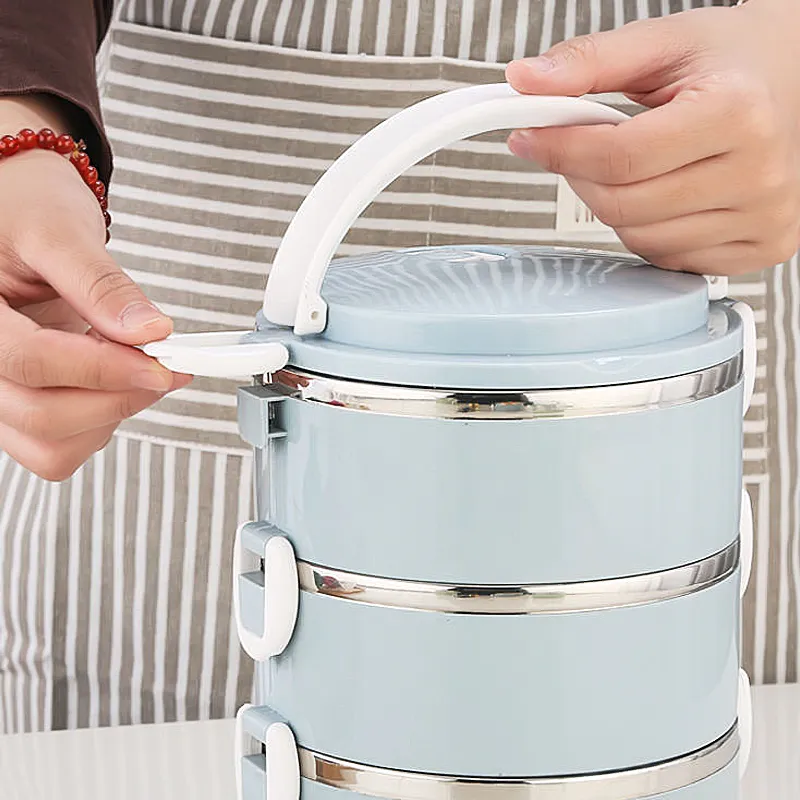 Stainless Steel Cute Japanese Lunch Box for Kids School Portable Food Container