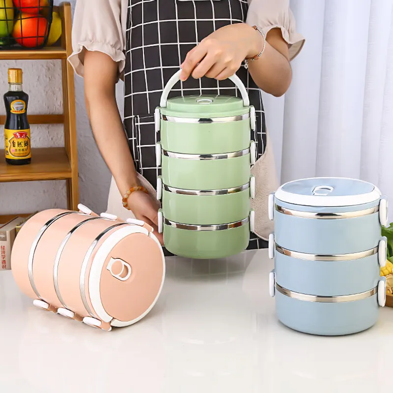 Stainless Steel Cute Japanese Lunch Box for Kids School Portable Food Container