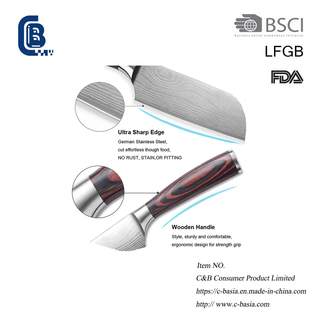 Stainless Steel Utility Kitchen Knife, Chef Sharp Knife, Cutting Meat Vegetables Knife, Slicing Knife