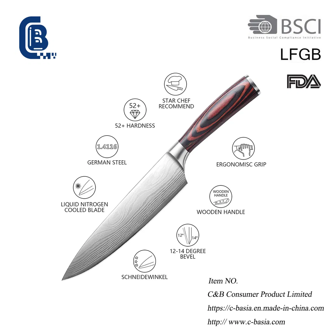 Stainless Steel Utility Kitchen Knife, Chef Sharp Knife, Cutting Meat Vegetables Knife, Slicing Knife