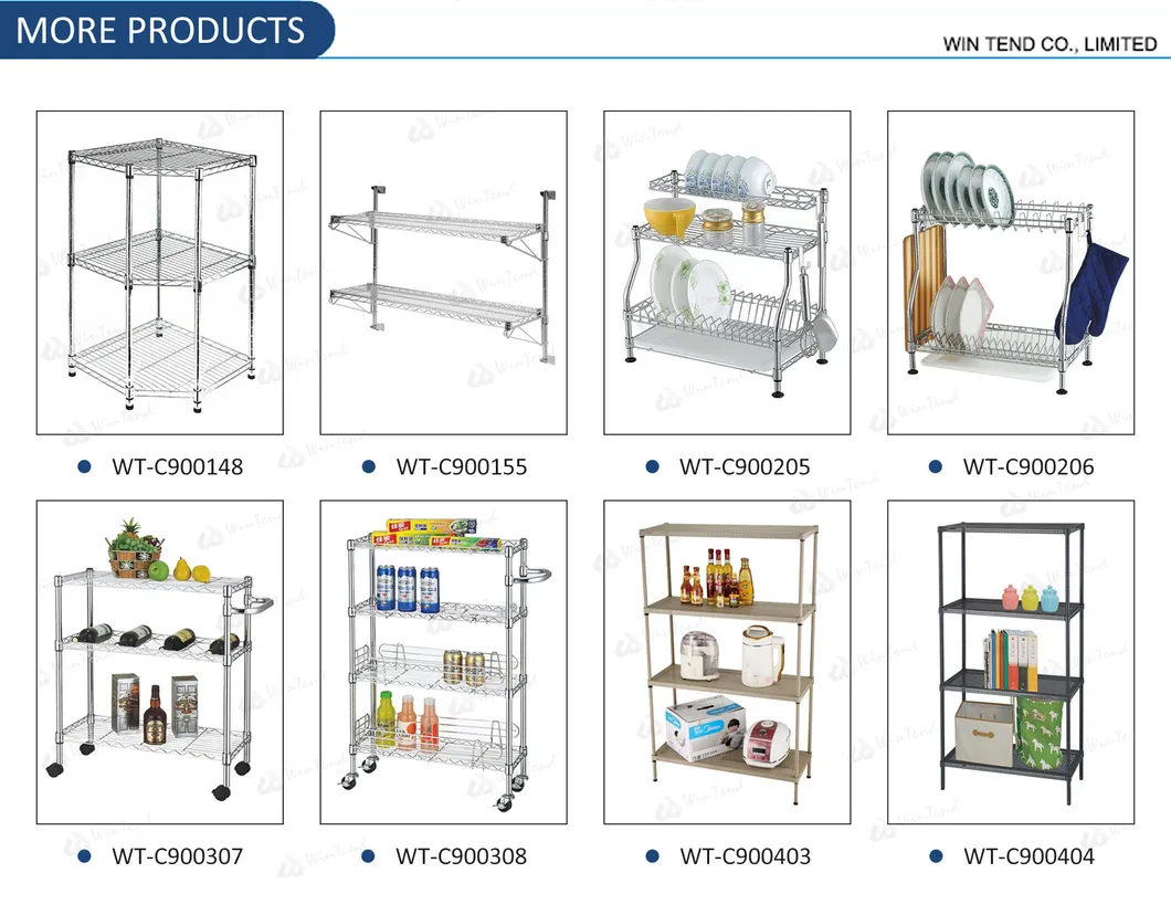 Super Low Price Adjustable Mini Kitchen Wire Shelving Rack for Hotel