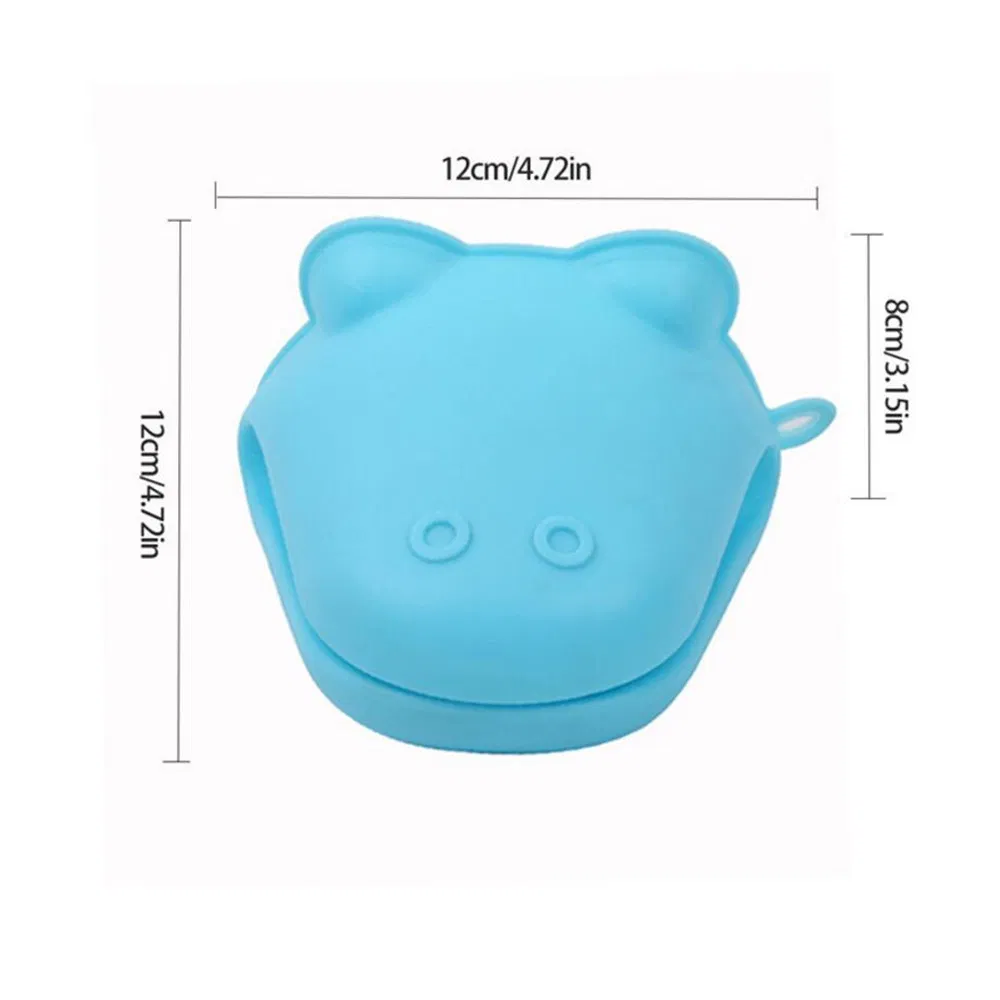 Textured Grip Area for Secure Holding Silicone Oven Mitts