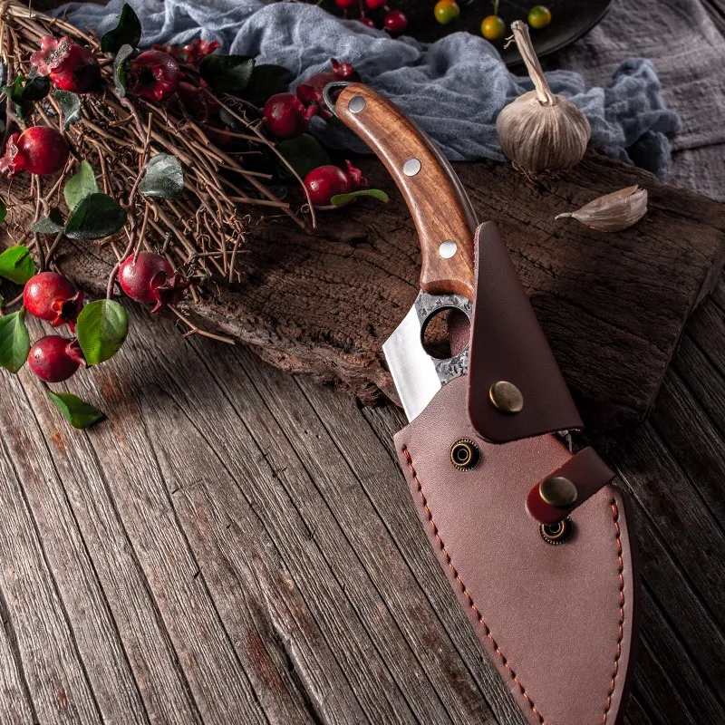 Ultra Sharp Full Tang Wooden Handle 7 Inch 5cr15 Japanese Cutlery Handmade Meat Slicing Knives Chef Knife