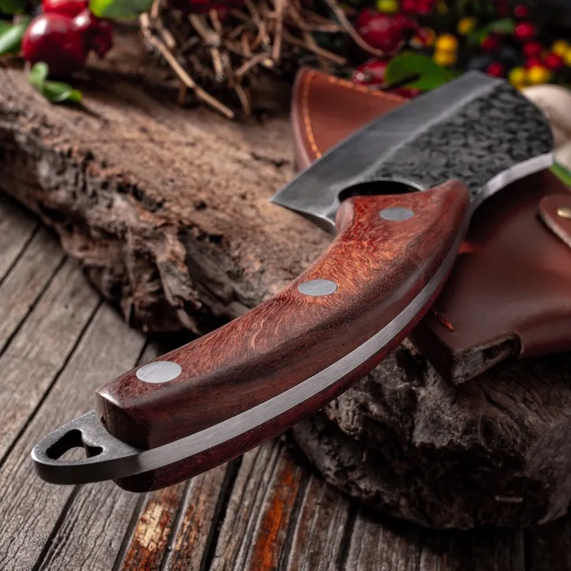 Ultra Sharp Full Tang Wooden Handle 7 Inch 5cr15 Japanese Cutlery Handmade Meat Slicing Knives Chef Knife