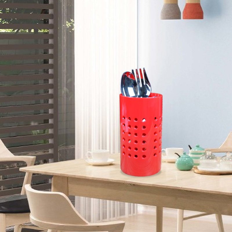 Utensil Holder Draining Organizer Drying Rack with Drain Holes Utensil Holder Draining Organizer Drying Rack with Drain Holes