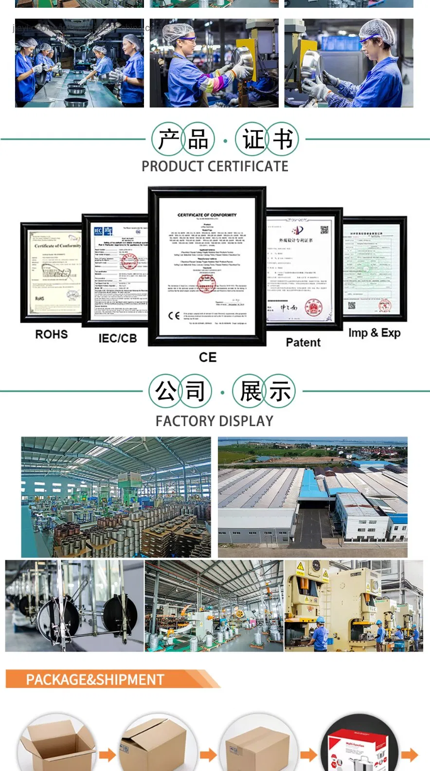 Visible Flat Glass Lids Stainless Steel Pot SUS304 Cookware Sets Food Casserole Camping Pot Cookware