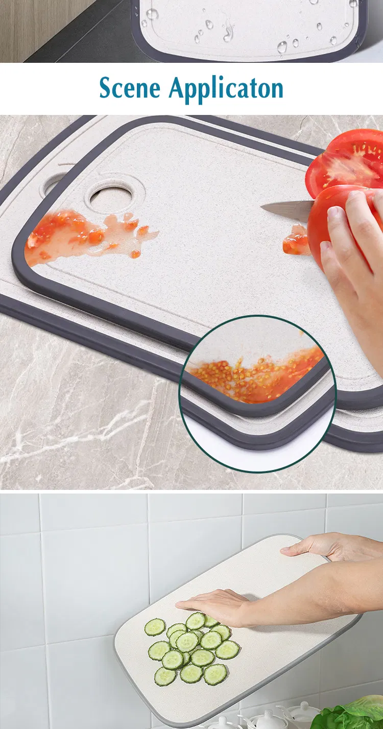 Wheat Straw Plastic Chopping Board