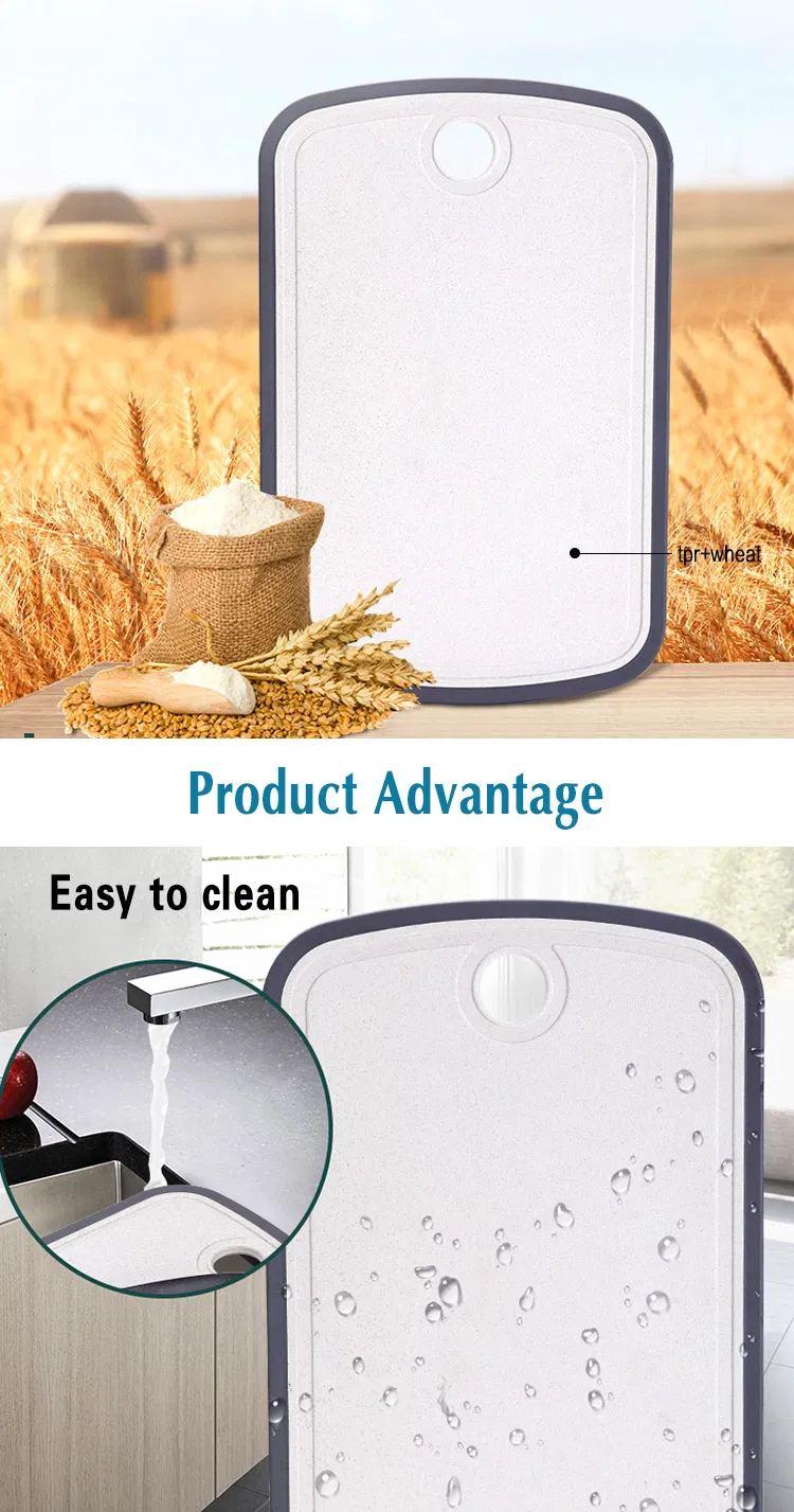 Wheat Straw Plastic Chopping Board