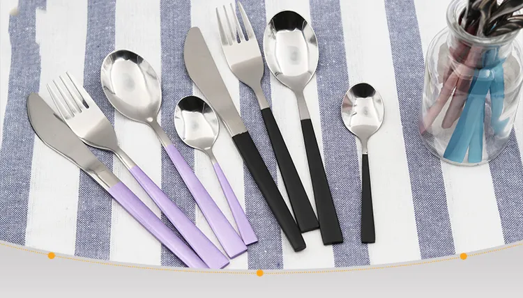 Wholesale Forged Stainless Steel Hammered Silver Cutlery Set for Hotel and Restaurant