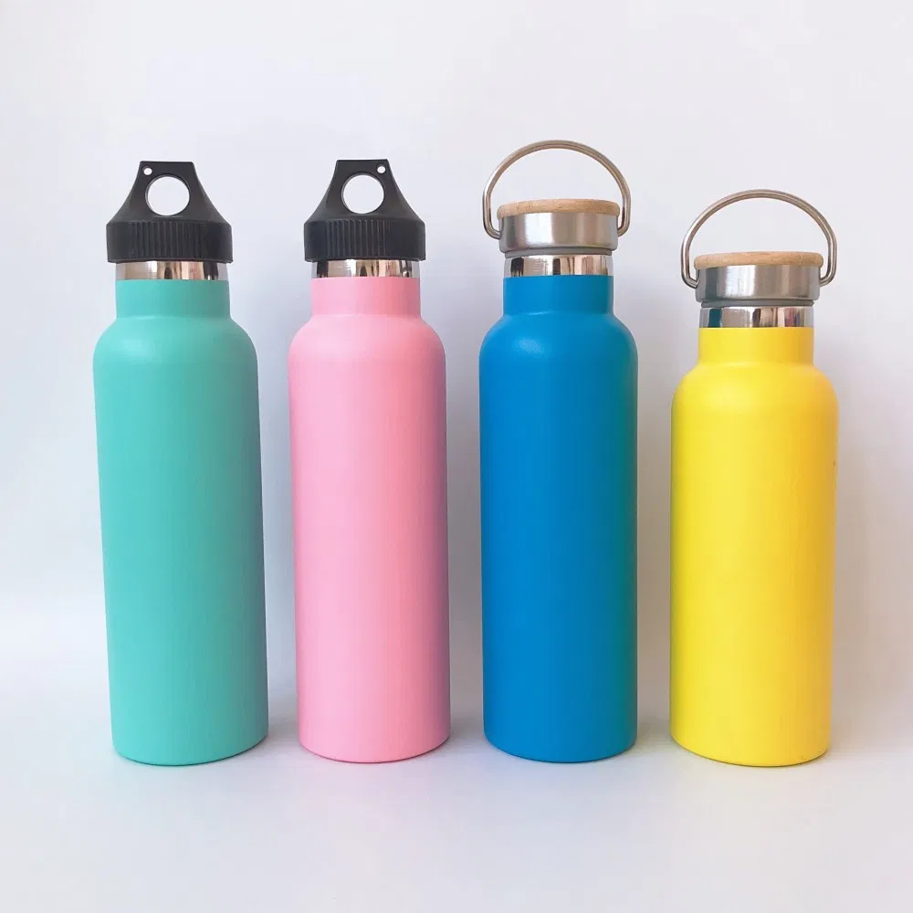 Wholesale Stocked No Minimum Flask Vacuum Insulated Stainless Steel Water Bottle Metal Gym Water Bottle Sport Fitness Bottle